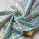 Sword Sequin - 54” Wide – Iridescent Flip Sequin Stretch Fabric