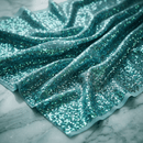 Sword Sequin - 54” Wide – Iridescent Flip Sequin Stretch Fabric
