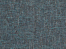 Teal Blue Woven Upholstery Fabric - Linen Look