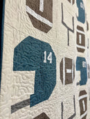 Team Football Quilt Pattern