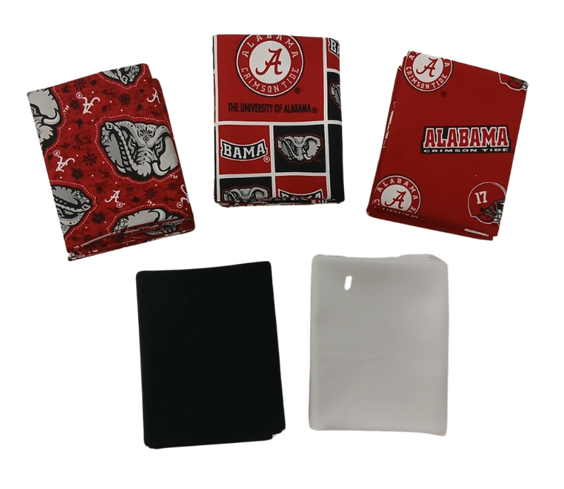 Alabama Crimson Tide - Fat Quarter Bundle - 10 pack (Crimson)