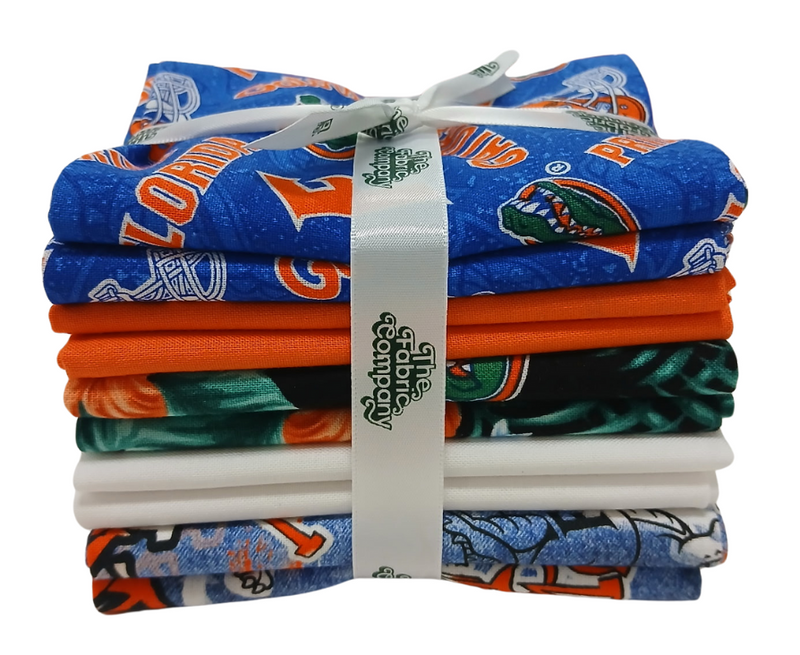 Florida Gators - Fat Quarter Bundle - 10 pack (UF)