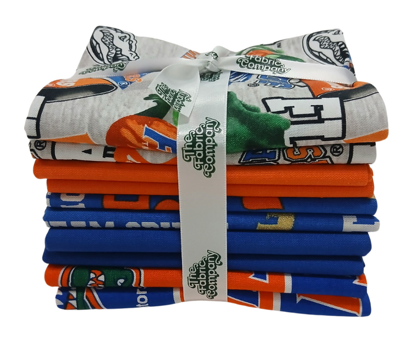 Florida Gators - Fat Quarter Bundle - 10 pack (Albert)