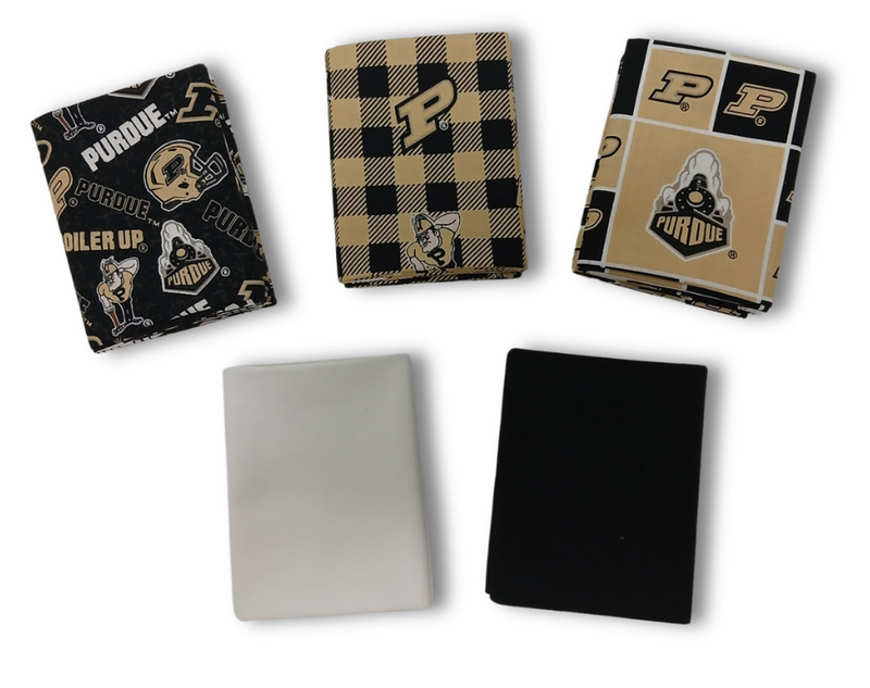 Purdue Boilermakers - Fat Quarter Bundle - 10 pack (Black & Gold)