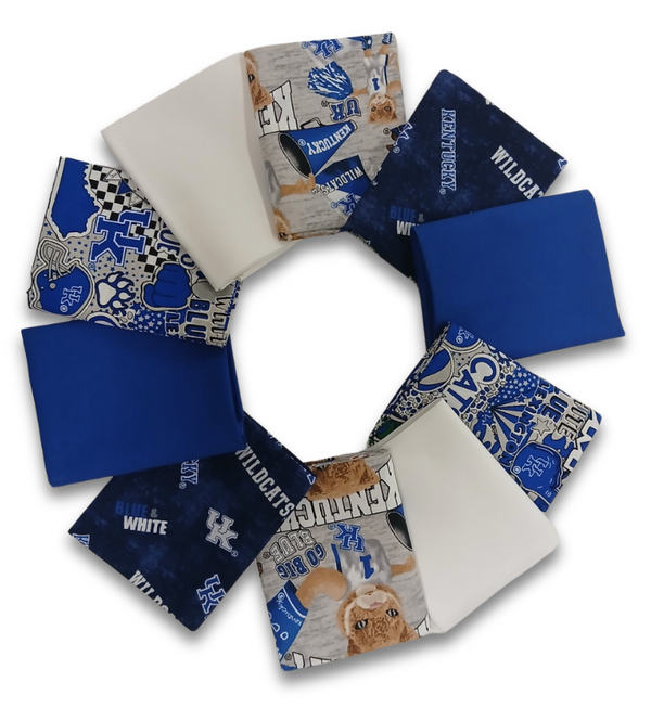 Kentucky Wildcats - Fat Quarter Bundle - 10 pack (Go Cats)