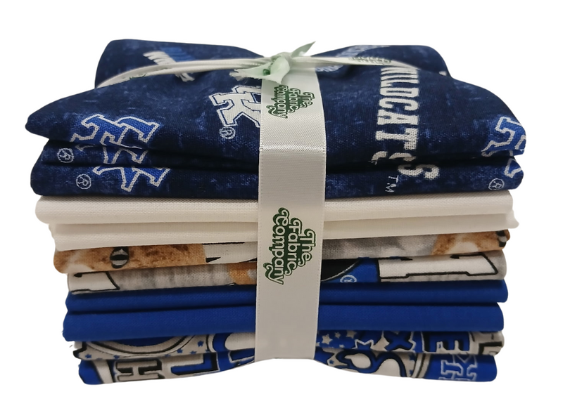 Kentucky Wildcats - Fat Quarter Bundle - 10 pack (Go Cats)