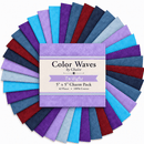 Color Waves Twilight 5"x5" Charm Pack - 42 Squares