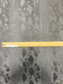 Viper Snake Skin Texture Faux Leather Fabric - 54" Wide - Sold By The Yard