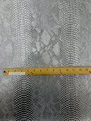 Viper Snake Skin Texture Faux Leather Fabric - 54" Wide - Sold By The Yard