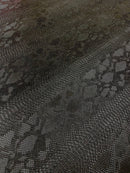 Viper Snake Skin Texture Faux Leather Fabric - 54" Wide - Sold By The Yard