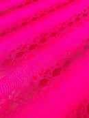 Viper Snake Skin Texture Faux Leather Fabric - 54" Wide - Sold By The Yard