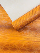 Viper Snake Skin Texture Faux Leather Fabric - 54" Wide - Sold By The Yard