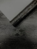 Viper Snake Skin Texture Faux Leather Fabric - 54" Wide - Sold By The Yard