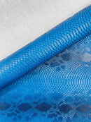 Viper Snake Skin Texture Faux Leather Fabric - 54" Wide - Sold By The Yard