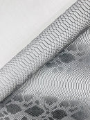 Viper Snake Skin Texture Faux Leather Fabric - 54" Wide - Sold By The Yard