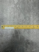 Viper Snake Skin Texture Faux Leather Fabric - 54" Wide - Sold By The Yard