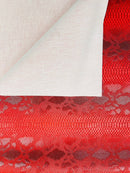 Viper Snake Skin Texture Faux Leather Fabric - 54" Wide - Sold By The Yard