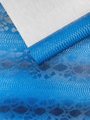 Viper Snake Skin Texture Faux Leather Fabric - 54" Wide - Sold By The Yard