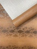 Viper Snake Skin Texture Faux Leather Fabric - 54" Wide - Sold By The Yard
