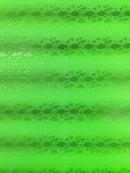 Viper Snake Skin Texture Faux Leather Fabric - 54" Wide - Sold By The Yard