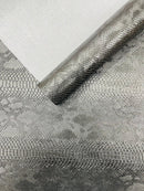 Viper Snake Skin Texture Faux Leather Fabric - 54" Wide - Sold By The Yard