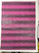 Viper Snake Skin Texture Faux Leather Fabric - 54" Wide - Sold By The Yard