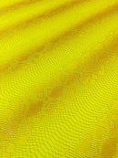 Viper Snake Skin Texture Faux Leather Fabric - 54" Wide - Sold By The Yard