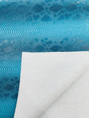 Viper Snake Skin Texture Faux Leather Fabric - 54" Wide - Sold By The Yard