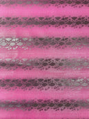 Viper Snake Skin Texture Faux Leather Fabric - 54" Wide - Sold By The Yard