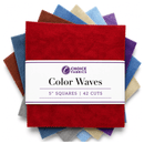 Color Waves - 5x5 Charm Pack - Spectrum (42 Squares)