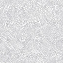 Grey on White Vine Maze Cotton Wideback Fabric Per Yard