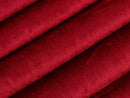 Wine Red Silky Upholstery Fabric - Luxury & Bold