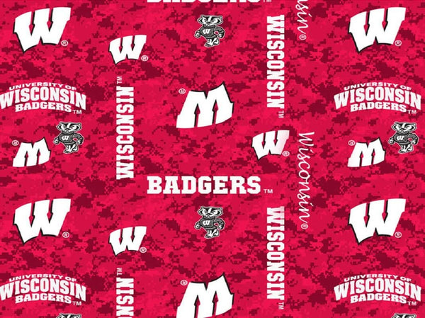 Wisconsin Badgers - Fleece - Camo