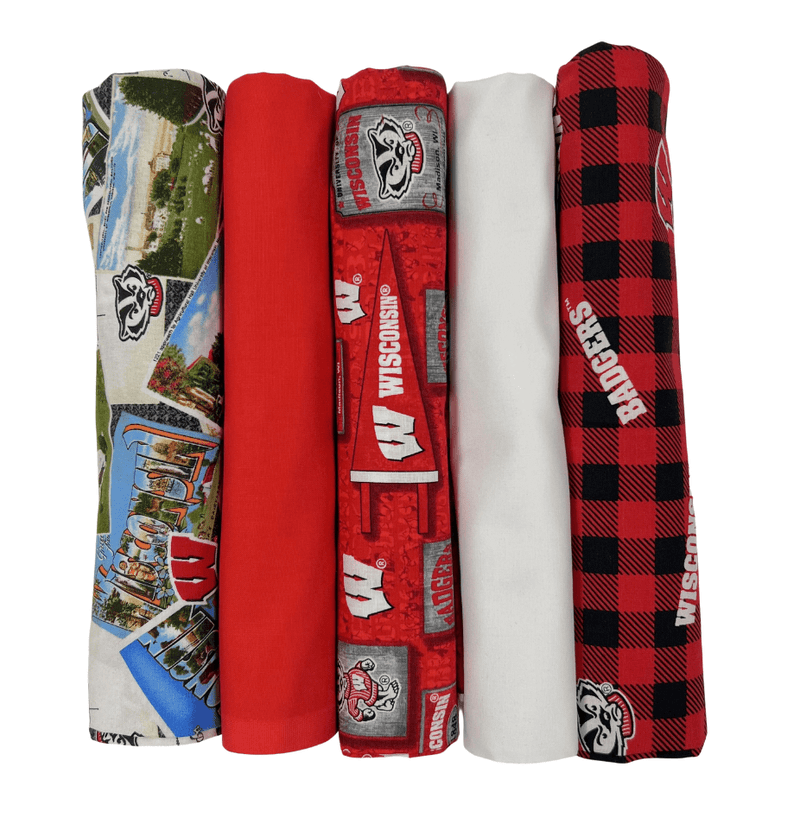 Wisconsin Badgers - One Yard Bundle - 5 pack