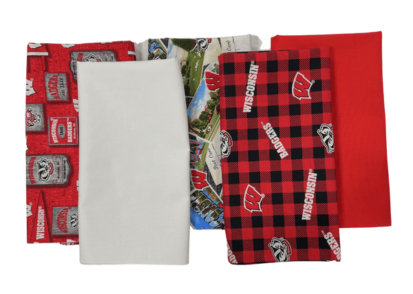 Wisconsin Badgers - One Yard Bundle - 5 pack