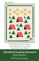 Woodland Camping Adventure Quilt Pattern - Paper Print Version