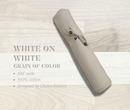 Grain of Color 108" Supreme Backings - White on White