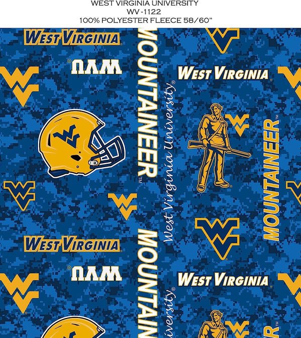 West Virginia Mountaineers - Fleece - Camo