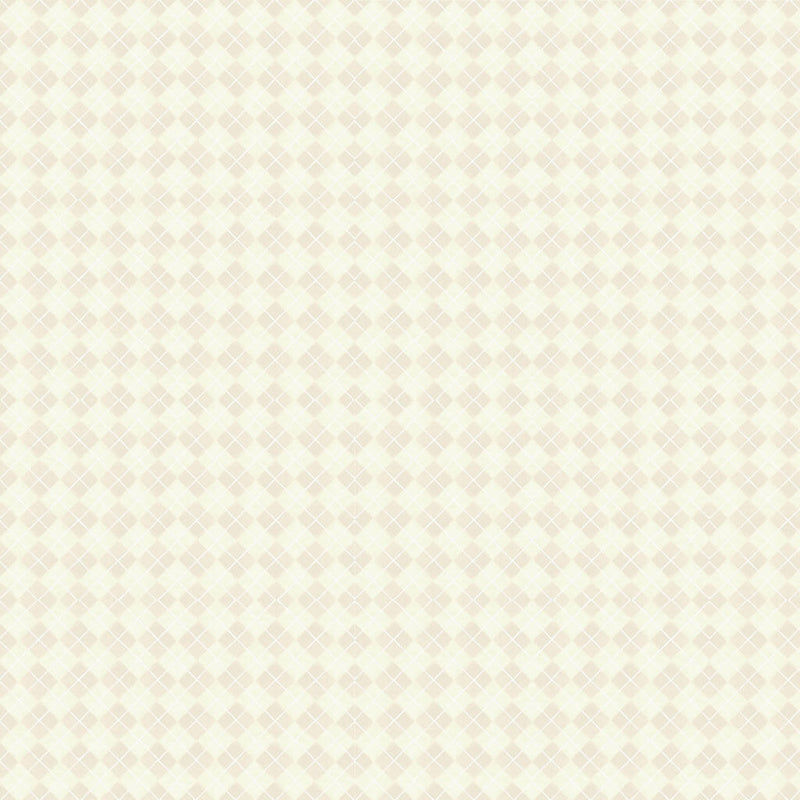Snowman Christmas - Argyle - Dark Butter