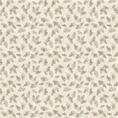 Snow Mountain - Branches - Light Taupe