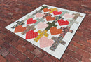 Yes He Loves Me Crosses and Hearts Quilt Pattern Paper Print Version
