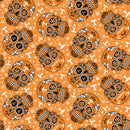 Tennessee Volunteers - Tossed Sugar Skull