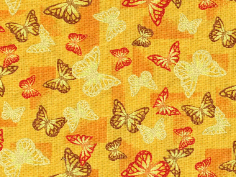 Golden Harvest - Metallic Butterflies