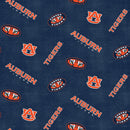 Auburn Tigers - Distressed Logo Flannel