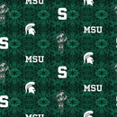 Michigan State Spartans - Tie Dye Flannel