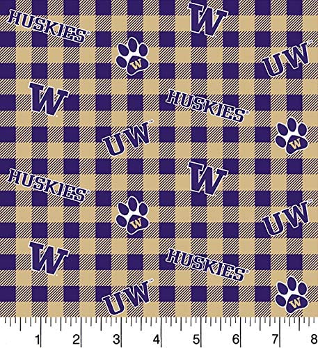 Washington Huskies - Buffalo Plaid